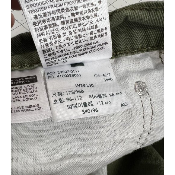 LEVI'S Men's Olive Green 502 Five-Pocket Jean Sz. 38X30 CW-4217 - Picture 4 of 11